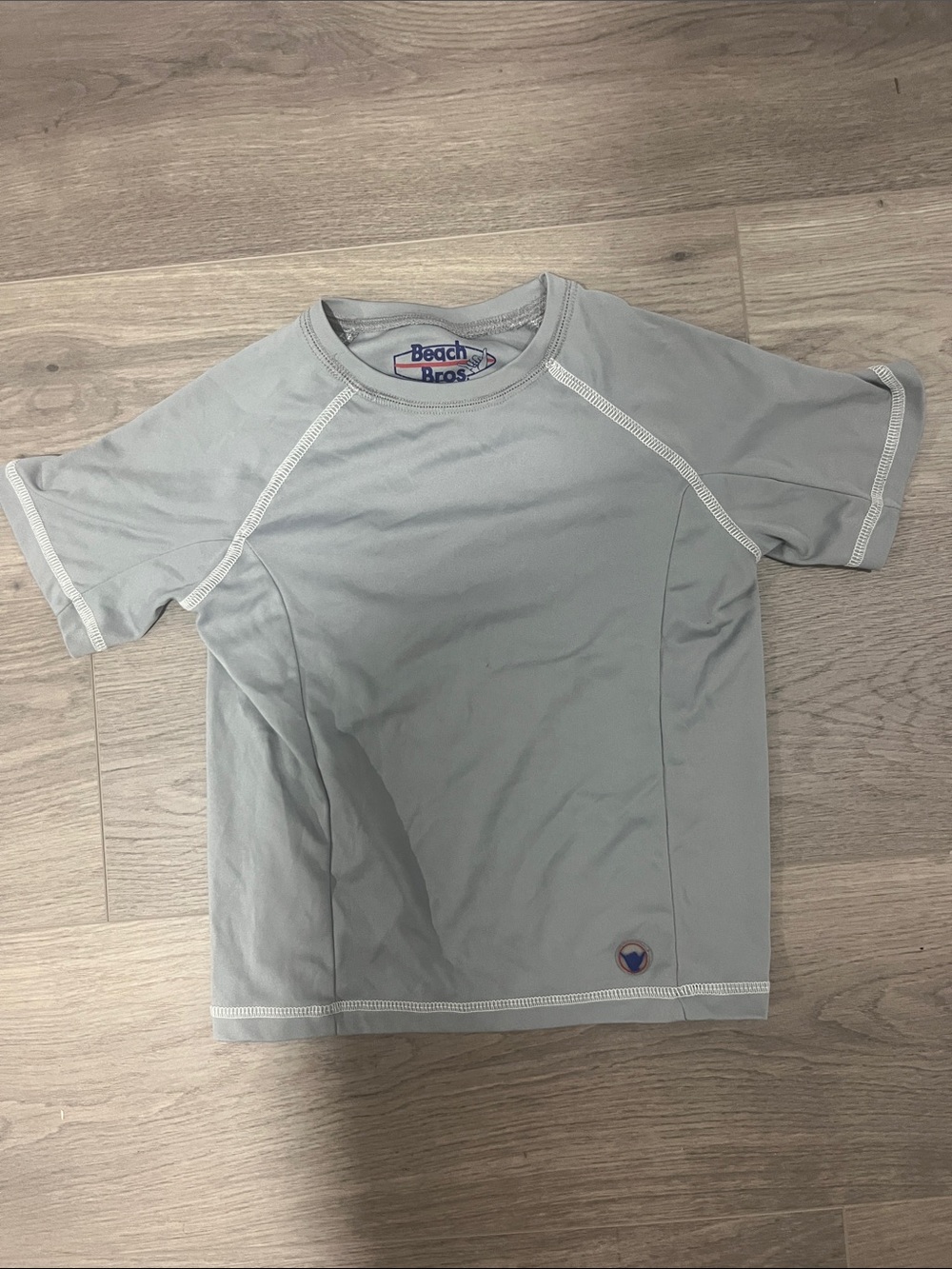 Gray rash guard size 5